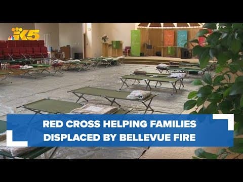 American Red Cross opens evacuation shelter for families displaced by Bellevue apartment fire