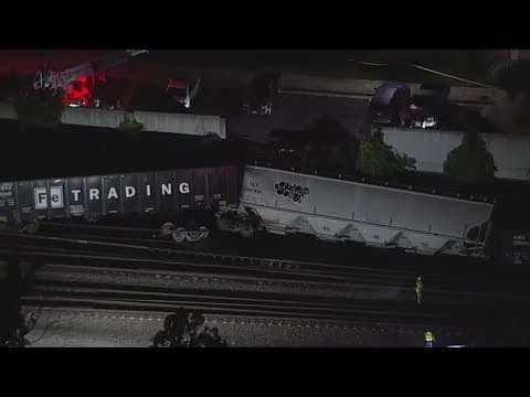 Train derailment investigation underway