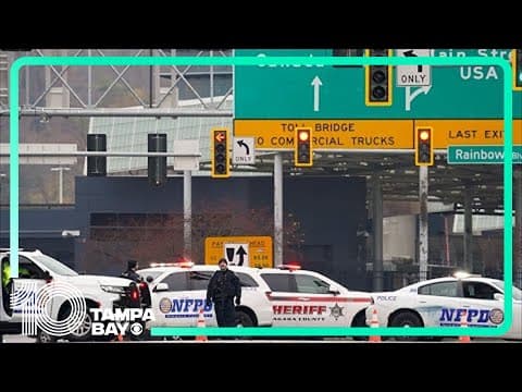 Explosion on Rainbow Bridge closes border crossing between US and Canada