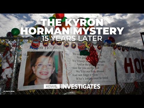 Kyron Horman missing 15 years: Parents reflect, case still active