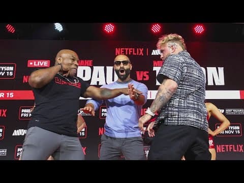 LIVE: Mike Tyson vs. Jake Paul fight happening soon