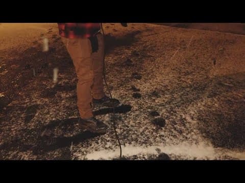 Slick conditions and surfaces reported in Scott County