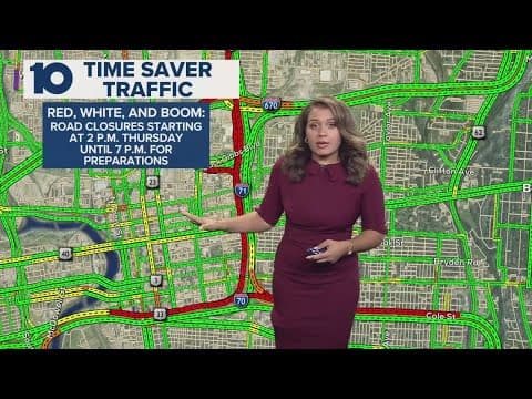 What to know about road closures for Red, White & BOOM!