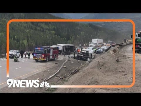 Westbound I-70 will be closed overnight at tunnel due to crash, CDOT says