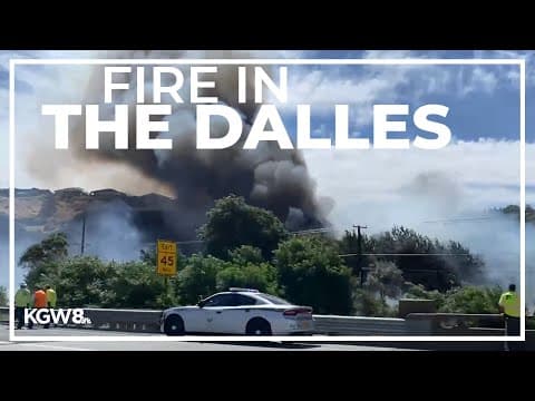 Fire breaks out in The Dalles