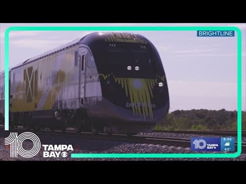 Local leaders push to fast-track Brightline train to Tampa