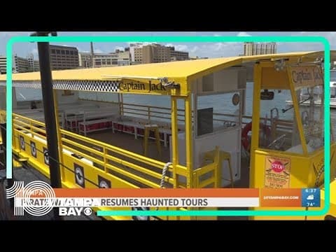 Tampa's pirate water taxi will resume haunted tours