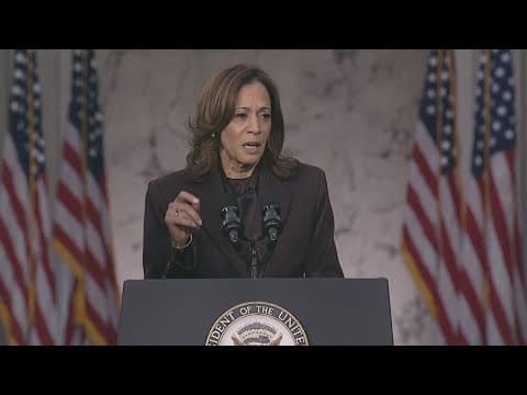 Vice President Kamala Harris delivers message of hope in concession speech