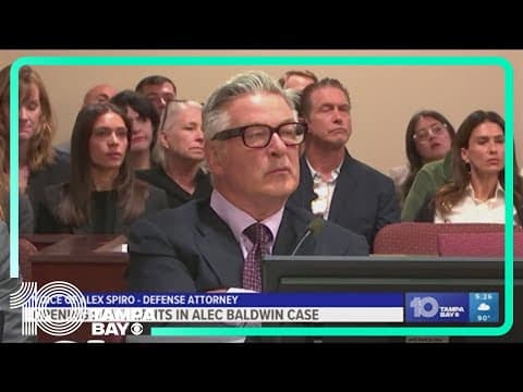 Criminal trial for Alec Baldwin now underway