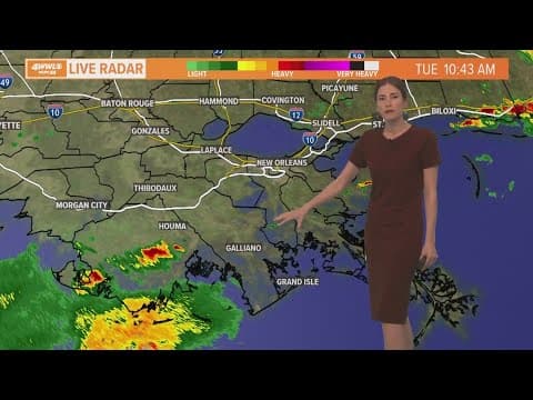 Showers wrap up, turning cool Tuesday night