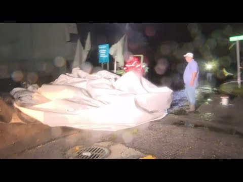 Houma Generation Plant damaged by Hurricane Francine