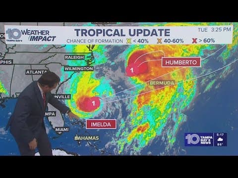 Weather Impact Live: Tracking Hurricanes Imelda and Humberto