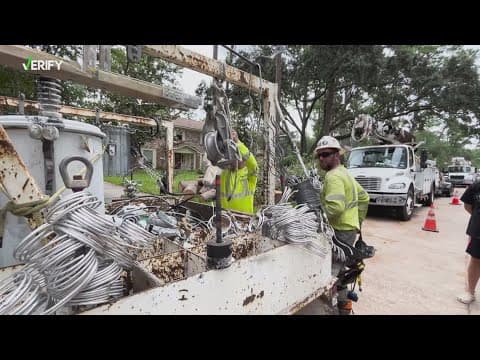 VERIFY: Post claiming power restoration efforts were delayed due to contract negotiations is false