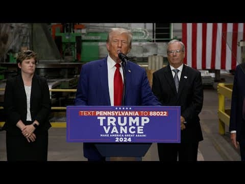 Donald Trump full speech in York, PA (Aug. 19, 2024)