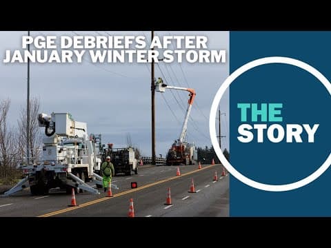 PGE debriefs after January storm that left thousands without power in Portland metro