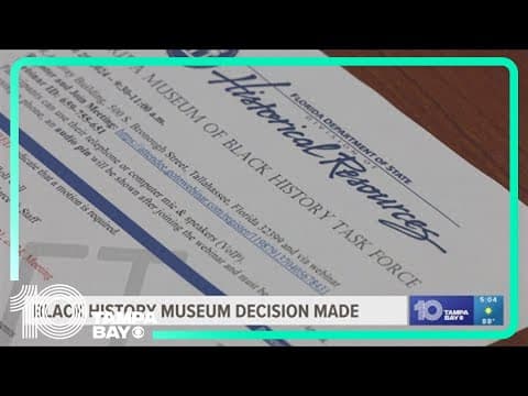 Black History Museum task force decided on location