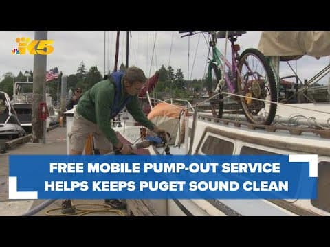 Mobile service allows boaters to pump out their vessels for free, keeping Puget Sound clean