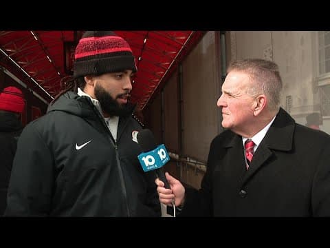 Ohio State tight end Gee Scott Jr. discusses Buckeyes' championship celebration
