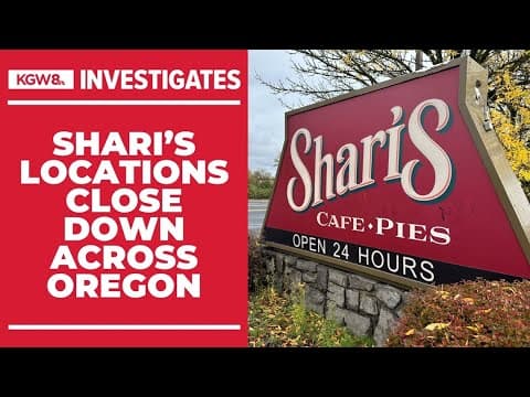 Shari’s Restaurants abruptly closes all Oregon locations