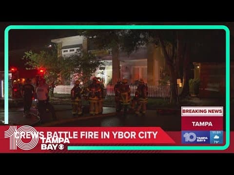 Tampa fire crews respond to fire at Ybor City Lofts