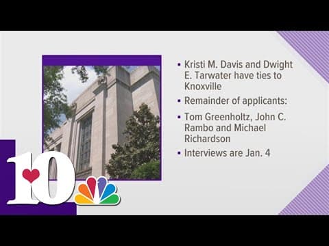 5 from East TN seek to fill upcoming state Supreme Court vacancy