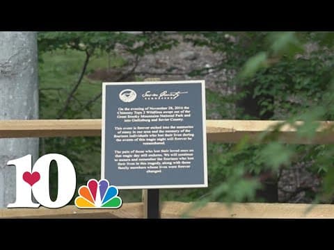 Gatlinburg to dedicate 2016 Wildfires Memorial and Tribute Plaza