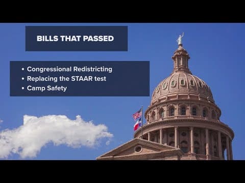 Lawmakers advance key bills to Gov Greg Abbott's desk, but fail to reach agreement on THC ban