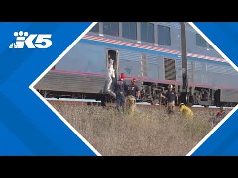 Amtrak train headed for Seattle crashes into tanker