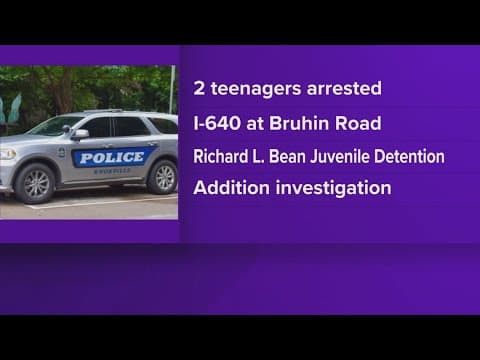 Teens arrested for throwing rocks at vehicles from I-640 interstate overpass