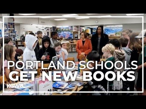 Portland schools get surprise book delivery from Library of Congress