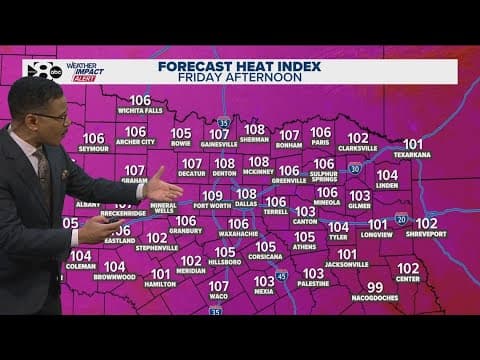 DFW Weather: Full weekend forecast for North Texas