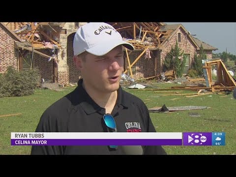 Celina, Texas Mayor helping neighbors clean up after deadly storms