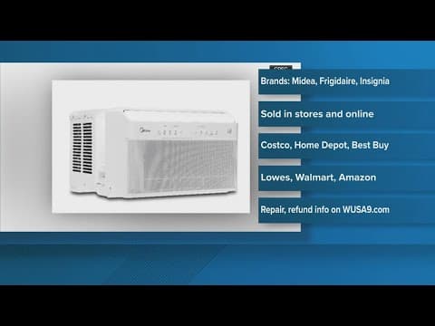 Recall Alert: AC units being pulled off shelves