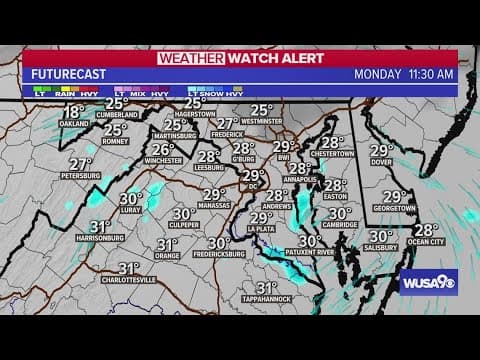 Winter weather is underway in the region