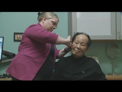 Man receives priceless gift from Middle Ear Foundation