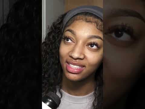 Angel Reese speaks on Iowa rematch, defending Caitlin Clark #lsuwomensbasketball #caitlinclark