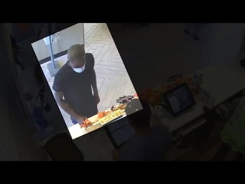 Raw video: Suspect caught on camera believed to be tied to 15 robberies on Bellaire Boulevard, HPD s