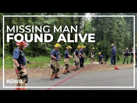 Missing man found alive in Cowlitz County after 5 days
