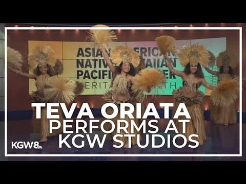 Polynesian dance troupe performs on KGW Sunrise