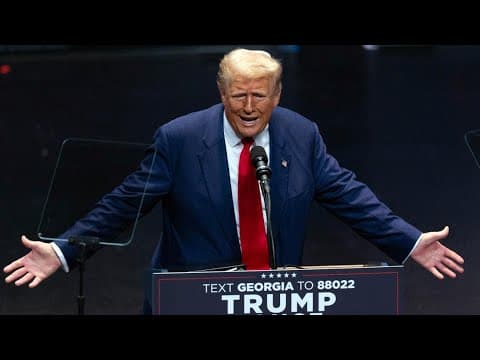 Donald Trump full speech on economy from Georgia