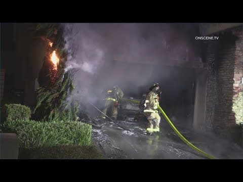 San Diego Fire investigates whether Tesla started house fire