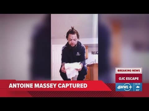 BREAKING: Escaped Inmate Antoine Massey Captured by US Marshals in New Orleans