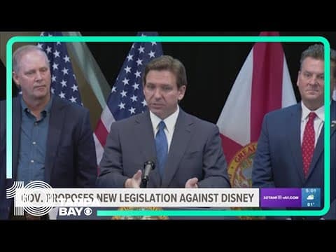 DeSantis: Florida will take back control of Disney district through new bill