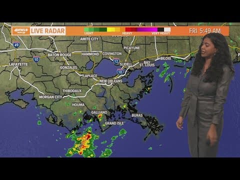 Cloudy but dry Friday, cooler on Saturday