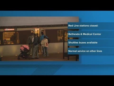 Some Red Line stations closed this weekend