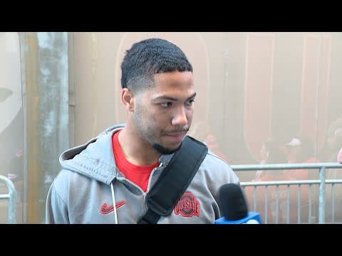 Cody Simon postgame interview | Ohio State vs. Nebraska