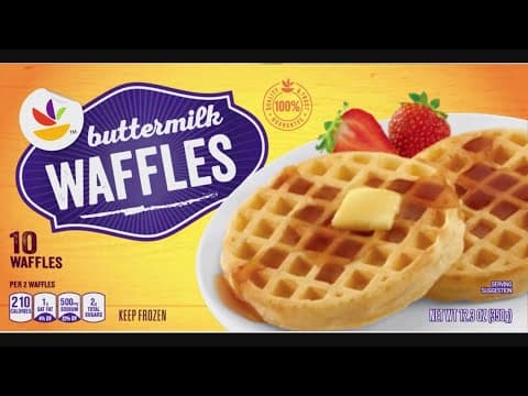 RECALL ALERT: Frozen waffles recalled for Listeria risk