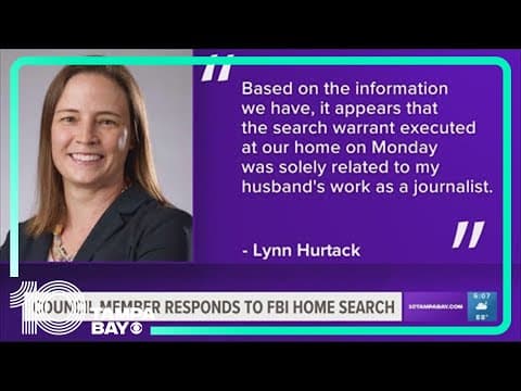 Council member Lynn Hurtak responds to FBI home search