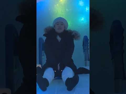 Ice slide or rainbow road? KARE 11’s Michelle Baik test runs the slope in Maple Grove