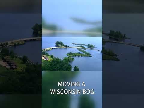 Boaters in Wisconsin move a bog